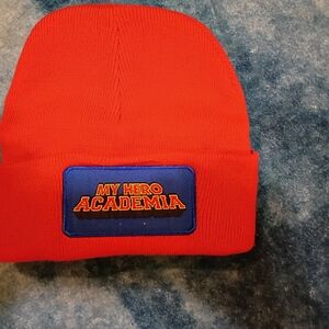 Vibrant Red My Hero Academia Kids Beanie